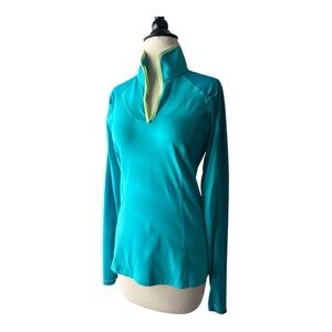Lululemon Women’s Size 6 Long-Sleeve High Neck ½-Zip‎ Top – Pull-Over Active Tee
